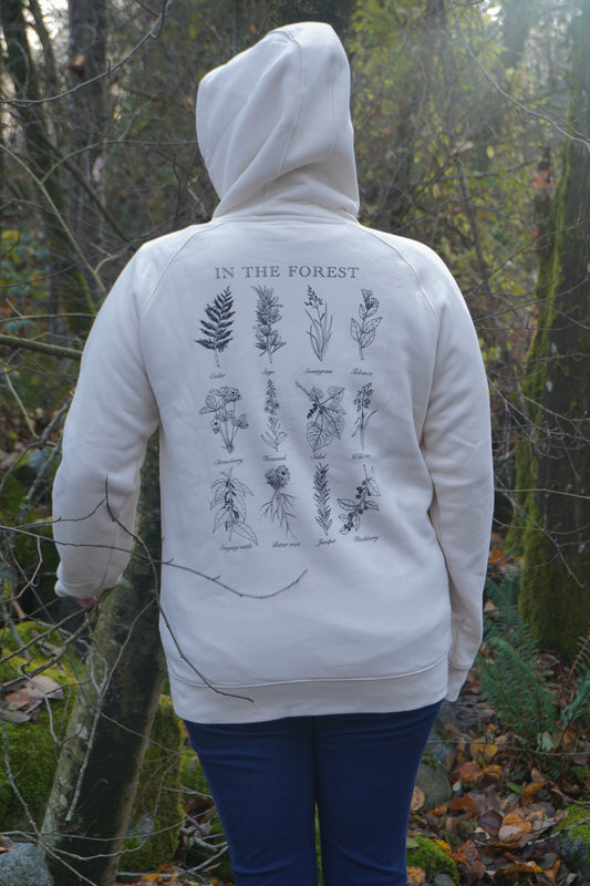 White & Ivory Medicine print hoodie